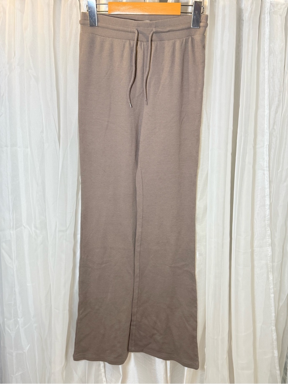 Sunday Best Men's Knit Drawstring Joggers in Taupe Brown